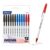BAZIC Nova Assorted Color Stick Pen (12/Pack)