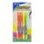 BAZIC Pen Style Liquid Highlighters with Cushion Grip, 3 Per Pack (2317-24P)