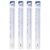 BAZIC Products 12 in Clear Plastic Ruler, Inch & Metric (30 cm), 4-Pack
