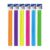 BAZIC Products 12 in Plastic Ruler with Handle Grip, Inch & Metric, 6-Set