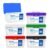 BAZIC PRODUCTS 3 x 5 in Index Card File Box, Holds 250, 6-Set