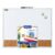 BAZIC Products Aluminum Frame Dry Erase/Cork Combo Board, 16 x 20 in