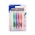 BAZIC PRODUCTS Mini Pastel Highlighters, Chisel Tip, Cap Clip, 5 Count