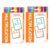BAZIC Products Multiplication Flash Cards, 36 Cards, Self-Checking, 2-Pack
