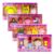 BAZIC Products Princess 3D Puzzle Erasers, Non-Toxic, Set of 4, Take-Apart