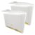 BAZIC Products Translucent 13-Pocket Poly Expanding File, 2-Pack