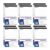 BAZIC PRODUCTS White Jr. Writing Pads, 5 x 8 in, 50 Sheets, 2 Pads, 6-Pack