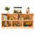 bbgroundgrm Kids Bookshelf and Toy Storage Organizer, Pine Wood Shelf with 5 Open Cubbies, Montessori Bookshelf and Storage Shelves for Children’s Room, Nursery, Playroom, Classroom, Natural Wood