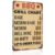 BBQ Grill Chart Metal Sign 8×12 Inch, Funny Wall Decor for Kitchen Dining Room Bar Café Restaurant Backyard and Patio