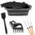 BBQ Prep Tub with Cutting Board, Collapsible Food Prep Container Set