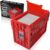 BCW Short Comic Book Bin, Holds 150 Comics Each, Red, 1 Pack