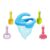 Beach Toy Set with Shell Funnel, 5 Piece Sand Play Set with Digging, Pouring, and Straining Tools for Shore Days and Poolside Use Shell Funnel Beach Digging Tools Sandcastle Builder Shore Water Table