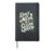 Be A Clean Queen Climate Change Earth Day Hardcover Journal, Black