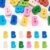 Beadthoven 30pcs Big Letter B Beads Large Hole Plastic Letter Beads Charm