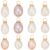 BEAMARKER 12Pcs Natural Freshwater Cultured Pearl Charms for Crafts