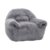 Bean Bag Chair for Adults and Childs with Armrests, High Back Supportive Plush Lounge, Oversized Faux Fur Floor Sofa for Living Room, Bedroom and Dorm (Grey)