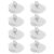 Beatifufu 8pcs Reusable White Plastic Piggy Bank Plug with Keyed Lock, Round Money Box Stopper for Secure Coin Storage, Easy Access and Stable Saving Box Cover for Home or Office Use