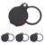 Beaupretty X Small Glass Artificial with Foldable Pocket 4pcs Magnifying Leather Cover, Compact and Handy Mini Lens Magnifier for Reading, Exploring Nature, and Examining Objects