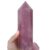 Beautiful Natural Pink Rose Quartz Obelisk Crystal Wand Tower Gemstone Point for Home Decor and Emotional