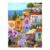 Beautiful Town, Jigsaw Puzzle for Adults 500 Pieces, Small Town Night Illustration Adult Only 14+