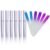Beauty Glass Nail File 6 PCS Professional Double Sided Fingernail File with Protective Case for a Smooth Finish, Manicure & Pedicure for Nature Nails