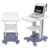 Beauty Storage Utility Cart for Ultrasonic Imaging Scanner System Mobile Ultrasound Trolley Cart with Wheels for Dental Clinics Hospitals & Beauty Salons