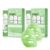 BEAUTYTURESS Tea Clay Bubble Facial Mask, 2 Boxes Wrapped Face Mask, Green Tea Skin Care Mask for Daily Facial Care, Moisturizing and Refreshing Face Mask for Home and Travel