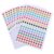 Beavorty 100 Sheets Laser Shiny Color Coding Labels Small Round Dot Stickers Self-Adhesive Flexible and Versatile Use for Scrapbooks and Notebooks Student Office Classroom 6mm
