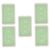 Beavorty 8.74×5.63in Plastic Seed Sprouter Tray with Drain Holes, 5 Sets