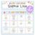 BEAWART Classroom Birthday Charts, 2 Pack Bold Stripes Reusable Posters