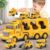 Beby Buty 5 in 1 Construction Trucks Cars Toys for Toddlers 3-5