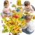 Beby Buty 64PCS Puzzle Race Cars Track Set Toys for Kids, Puzzle Racer Kids Car Track Set Ages 3-5 4-6, Toys Gifts for 3 4 5 Year Old Boys, 3 4 5 Year Old Boys Ideal Gift