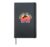 Because The Door Was Open Skydiver Parachute Hardcover Journal, Black