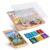 Becko US Tilting Puzzle Board with 6 Trays & Cover, Adjustable Stand for Landscape and Portrait Jigsaw Puzzles