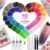 Bedazzling Kit 40000Pcs 40 Colors Resin Jelly Rhinestones for Diamond Art