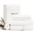BEDELITE 100% Cotton Flannel Sheets Full Size, White, 4 Pieces