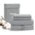 BEDELITE 100% Cotton Flannel Sheets Twin Size, Grey, 3 Pieces