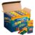 Bedwina Bulk Crayons for Kids (24 Count) Individually Wrapped 4-Packs