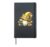 Bee Gnome Graphic For Women Daisy Flowers Funny Hippie Gnome Hardcover Journal, Black