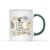 BeeTeeStore Field Notes Mug for Anthropologist 11oz Green Accent Coffee Cup