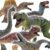 Beetots 6PCS Realistic Dinosaur Figures Set, Prehistoric Animal Toy Collection for Kids Including T-Rex, Spinosaurus, Brachiosaurus, Carnotaurus, Perfect as Birthday Party Favors and Gift