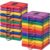 Beeveer 24 Pcs 12” Floor Cushions with Handle for Kids Classroom Flexible Seating Floor Pillow Waterproof Cushions Seating for Toddlers Daycare Nursery Preschool School Home (Crayon#1,6 Colors)