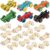 Beeveer 30 Pcs Unfinished Wooden Cars DIY Toys, Paintable Toy Cars Crafts to Paint for Students Home Activities Family Time Handicraft Projects Party Favors (Race)