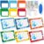 Beeveer 48 Sets Father’s Day Handprint Crafts DIY Christian Hand Keepsake Craft Gifts with Flower Stickers for Religious Dad Man Home Party Activities