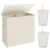 Beige 110L Collapsible Double Laundry Hamper with Lid, Dirty Clothes Laundry Sorter Basket with Removable Liner Bags