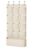Beige Over the Door Shoe Organizer with 12 Large Mesh Pockets