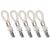 Beiges Metal Clothes Pegs with Silver Metal Clamp Delicate Fabrics Clothes Pins Great for Indoor Outdoor Use Rustproof Folding Clamps
