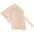 Beige Wood Craft Sticks with Holes, Single Piece Ice Pop Rods 100pcs