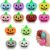 BEIGUO 12pcs Halloween Glitter Pumpkin Stress Balls,Slow Rising Squishy Toys for Kids Boys Girls Stress Relief,Classroom Prizes,Party Favors
