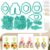 beinkmake 14Pcs Flower Leaf Polymer Clay Cutters Set Basic Geometric Clay Earrings Cutters for Adults Polymer Jewelry Cutter with Earrings Accessories DIY Craft Supplies
